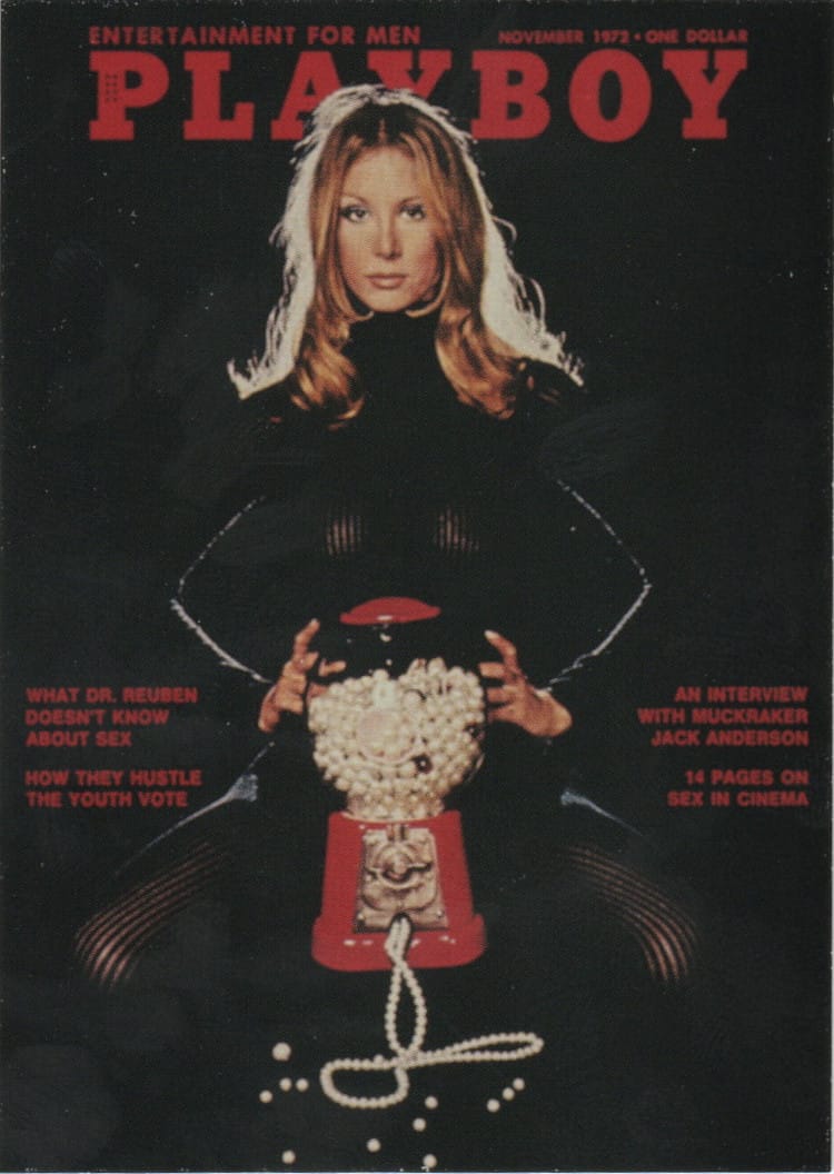 55 card playboy copertina novembre 1972