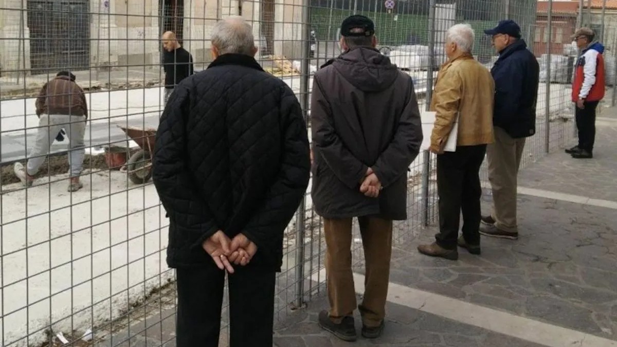 pensionati cantieri stradali